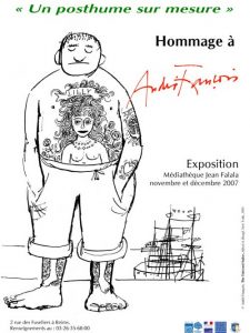 Affiche de l'exposition : Un posthume sur mesure