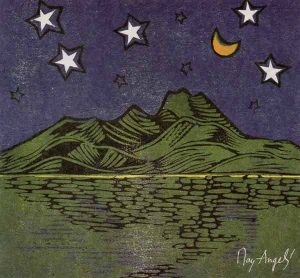 Visuel de l'affiche de l'exposition : "May Angeli à Tunis"