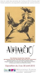 Affiche de l'exposition : "Alphabêtes"